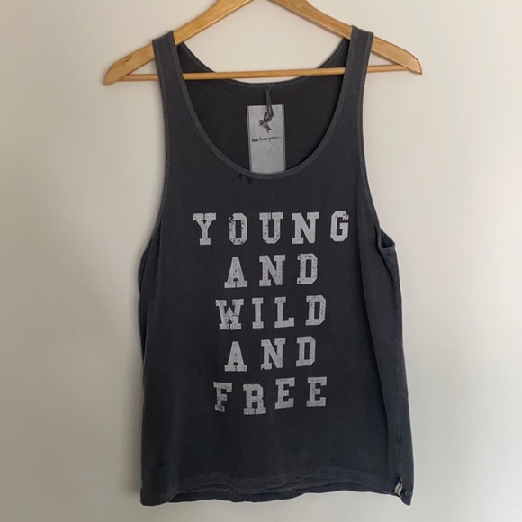 One Teaspoon Young And Wild And Free Tank - Picture 2 of 3